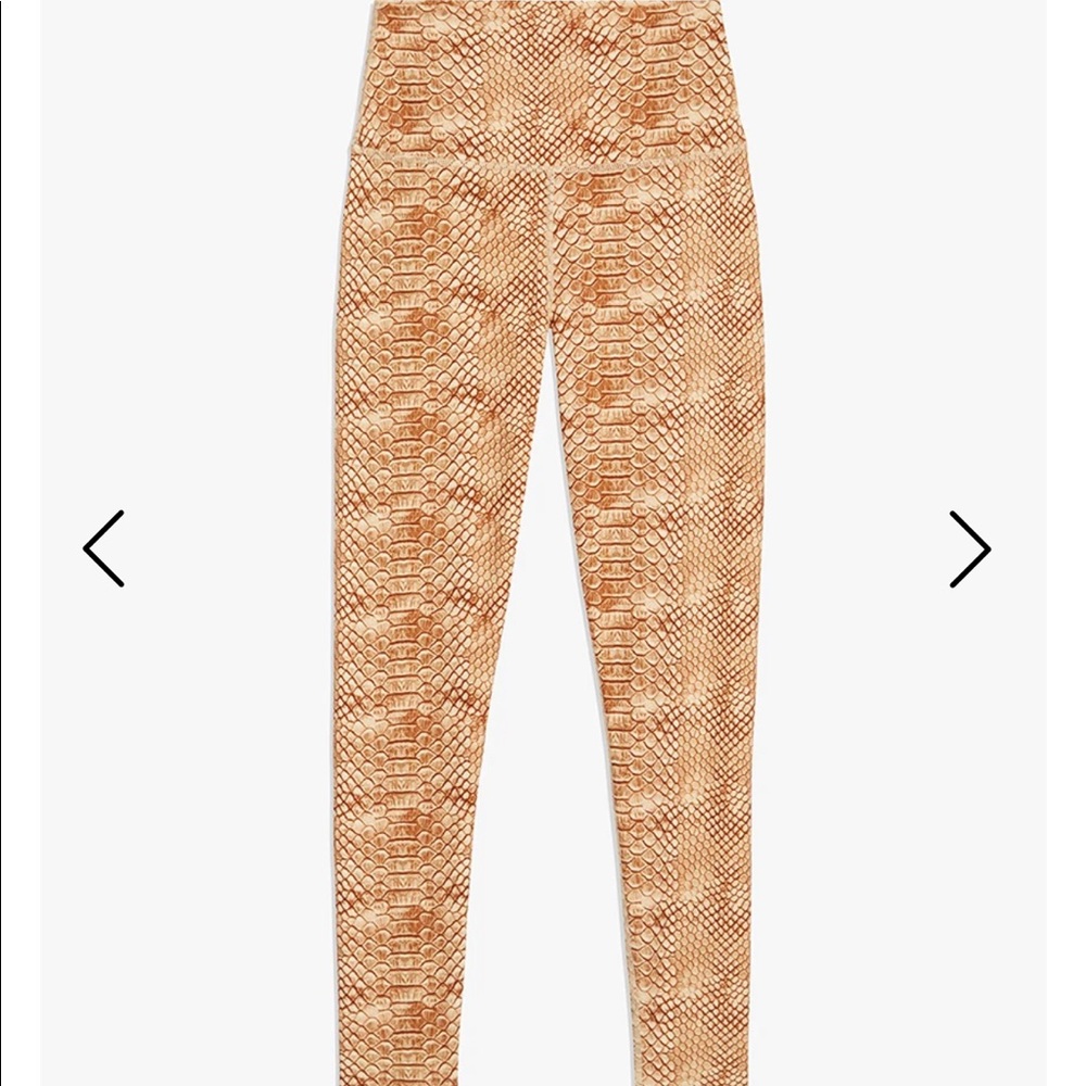 WeWoreWhat High Waisted Snakeskin Legging